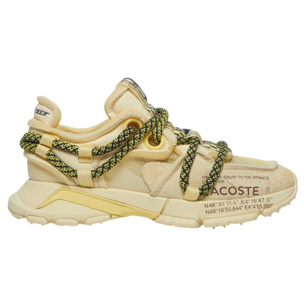 Lacoste Women's L003 Active Runway Sneakers in Yellow, Size 8.5
